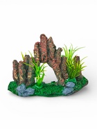 Декор для аквариума «Каменные джунгли», 14×5×9.5 см  (артикул 10958496)  большой выбор товаров оптом и в розницу по низким ценам с доставкой