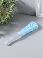 Веер складной пластик «Морские ракушки и кораллы», голубой, блеск, 23 см  (артикул 10967191)  большой выбор товаров оптом и в розницу по низким ценам с доставкой