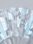 Веер складной пластик «Морские ракушки и кораллы», голубой, блеск, 23 см  (артикул 10967191)  большой выбор товаров оптом и в розницу по низким ценам с доставкой