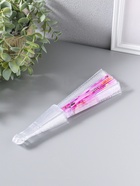 Веер складной пластик «Орхидея розовая», блеск, 23 см  (артикул 10967195)  большой выбор товаров оптом и в розницу по низким ценам с доставкой