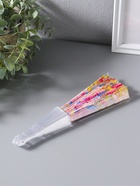 Веер складной пластик «Чайные розы», блеск, 23 см  (артикул 10967199)  большой выбор товаров оптом и в розницу по низким ценам с доставкой