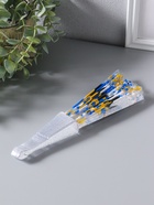 Веер складной пластик «Узор от сглаза», блеск, 23 см  (артикул 10967201)  большой выбор товаров оптом и в розницу по низким ценам с доставкой