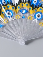 Веер складной пластик «Узор от сглаза», блеск, 23 см  (артикул 10967201)  большой выбор товаров оптом и в розницу по низким ценам с доставкой