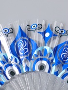 Веер складной пластик «Орнамент от сглаза», блеск, 23 см  (артикул 10967202)  большой выбор товаров оптом и в розницу по низким ценам с доставкой