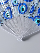 Веер складной пластик «Глаза от сглаза», блеск, 23 см  (артикул 10967203)  большой выбор товаров оптом и в розницу по низким ценам с доставкой