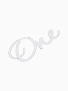 Топпер для торта «One», цвет серебро  (артикул 10976679)  большой выбор товаров оптом и в розницу по низким ценам с доставкой