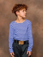 Тельняшка детская с длинным рукавом, р. 134  (артикул 11007898)  большой выбор товаров оптом и в розницу по низким ценам с доставкой