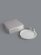 УЦЕНКА Фруктовница «Белые цветы каллы» белая с золотом нержавеющая сталь 25×26×7.5 см - Фото 8