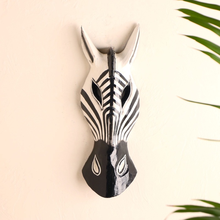 УЦЕНКА Маска дерево «Зебра» 30×11×4.5 см - Фото 1