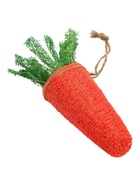 Игрушка для грызунов «Морковка», 19 см, люфа 10966502