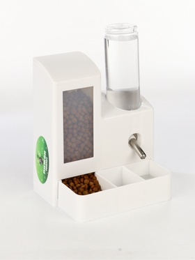 Комплекс для грызунов с кормушкой и поилкой 120 мл, белый