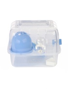 Клетка-переноска для грызунов "Пижон" с наполнением, 27 х 18 х 20 см, прозрачная - фото 809644947