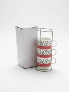 УЦЕНКА Набор кружек "Горошек", 4 шт, 150 мл, на металлической подставке - Фото 4