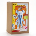 УЦЕНКА Набор для творчества Флюид-арт, Мишка, голубой - Фото 8