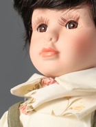 УЦЕНКА Кукла коллекционная парочка «Марина и Паша, зелёный наряд с цветами» набор 2 шт. 40 см 98548 - Фото 6