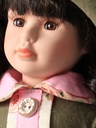 УЦЕНКА Кукла коллекционная парочка «Марина и Паша, зелёный наряд с цветами» набор 2 шт. 40 см 98548 - Фото 7