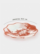 УЦЕНКА Тарелка десертная цветок «Новогодние забавы» 20.5×1.5 см - Фото 2