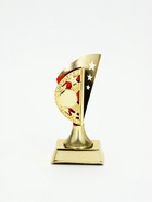 Кубок, наградная фигура «Звёзды», с красными вставками, 15×7×5.8 см  (артикул 10952113)  большой выбор товаров оптом и в розницу по низким ценам с доставкой