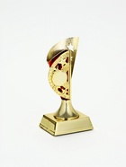 Кубок, наградная фигура «Звёзды», с красными вставками, 15×7×5.8 см  (артикул 10952113)  большой выбор товаров оптом и в розницу по низким ценам с доставкой