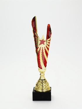 Кубок 187 С, наградная фигура, золото, подставка мрамор, 37×8.5×8.5 см  (артикул 10952116)  большой выбор товаров оптом и в розницу по низким ценам с доставкой