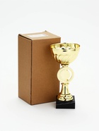 Кубок 188 K, наградная фигура, золото, подставка мрамор, 16.5×8×8 см  (артикул 10952117)  большой выбор товаров оптом и в розницу по низким ценам с доставкой