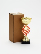 Кубок 190 В, наградная фигура, золото, подставка мрамор, 19.5×8×8 см  (артикул 10952119)  большой выбор товаров оптом и в розницу по низким ценам с доставкой