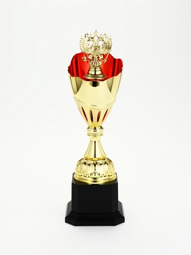 Кубок 194, наградная фигура, золото, подставка пластик, 41×13×13 см  (артикул 10952121)  большой выбор товаров оптом и в розницу по низким ценам с доставкой