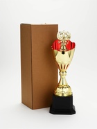 Кубок 194, наградная фигура, золото, подставка пластик, 41×13×13 см  (артикул 10952121)  большой выбор товаров оптом и в розницу по низким ценам с доставкой