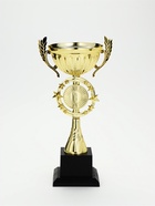 Кубок 192С, наградная фигура, золото, подставка пластик, 32.5×12×16.5 см  (артикул 10952122)  большой выбор товаров оптом и в розницу по низким ценам с доставкой