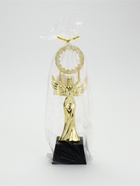 Кубок, наградная фигура «Ника», подставка чёрная, золото, 26×8.3×7.8 см  (артикул 10952123)  большой выбор товаров оптом и в розницу по низким ценам с доставкой