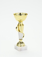 Кубок 193F, наградная фигура, золото, подставка мрамор, 18×7×7 см  (артикул 10952124)  большой выбор товаров оптом и в розницу по низким ценам с доставкой