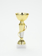 Кубок 193F, наградная фигура, золото, подставка мрамор, 18×7×7 см  (артикул 10952124)  большой выбор товаров оптом и в розницу по низким ценам с доставкой