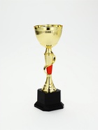Кубок 195С, наградная фигура, золото, подставка пластик, 29.5×10×10 см  (артикул 10952126)  большой выбор товаров оптом и в розницу по низким ценам с доставкой