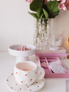 УЦЕНКА Чайная пара 320 мл "Любовь" ручная роспись, блюдце 16*1,5 кружка 12,5*9,5*7,5 - Фото 7