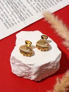 УЦЕНКА Краб для волос "Лейла море" (набор 2 шт) ракушка бусинка, 2,5х2,5 см, золото - Фото 1