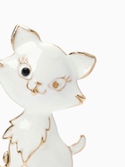 УЦЕНКА Брошь «Котенок» взъерошенный, цвет белый в золоте - Фото 2