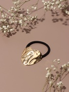 Резинка для волос QF «Залин» сердце, 4 см, золото - Фото 2