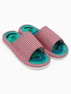 Массажёр для ног, тапочки, пара, 25 см, размер 35-38, красный - Фото 1