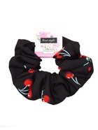 Резинка для волос QF «Орбита гранд» вишенки, 15 см, чёрная  (артикул 10956898)  большой выбор товаров оптом и в розницу по низким ценам с доставкой