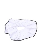 Резинка для волос QF «Орбита гранд» блеск, 14 см, белая  (артикул 10956901)  большой выбор товаров оптом и в розницу по низким ценам с доставкой