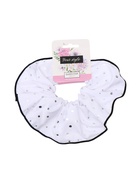 Резинка для волос QF «Орбита гранд» блеск, 14 см, белая  (артикул 10956901)  большой выбор товаров оптом и в розницу по низким ценам с доставкой