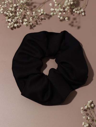 Резинка для волос QF «Орбита гранд» классик, 14 см, чёрный