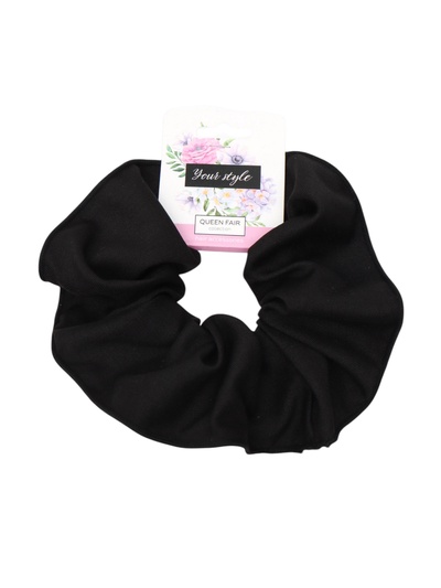 Резинка для волос QF «Орбита гранд» классик, 14 см, чёрный