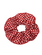 Резинка для волос QF «Орбита гранд» горох, 15 см, бело-красная - Фото 4