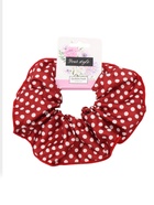 Резинка для волос QF «Орбита гранд» горох, 15 см, бело-красная - Фото 5