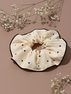 Резинка для волос QF «Орбита гранд» горох, 13 см, молочная  (артикул 10956906)  большой выбор товаров оптом и в розницу по низким ценам с доставкой