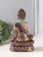 Фигура - подсвечник на 1 свечу «Будда с лотосом», с золотой патиной, 10×14.5×25 см  (артикул 10961675)  большой выбор товаров оптом и в розницу по низким ценам с доставкой