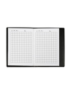 Набор записных книжек «Перо» в клетку, 2 штуки, А7, 70 листов, чёрные 10968118