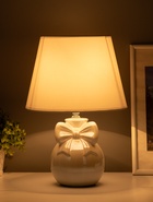 Лампа настольная «Шар с бантом», E27, 40 Вт, бежевый перламутр, 22×22×33.5 см  (артикул 10968284)  большой выбор товаров оптом и в розницу по низким ценам с доставкой
