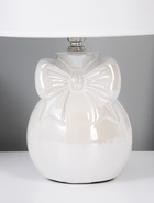 Лампа настольная «Шар с бантом», E27, 40 Вт, бежевый перламутр, 22×22×33.5 см  (артикул 10968284)  большой выбор товаров оптом и в розницу по низким ценам с доставкой